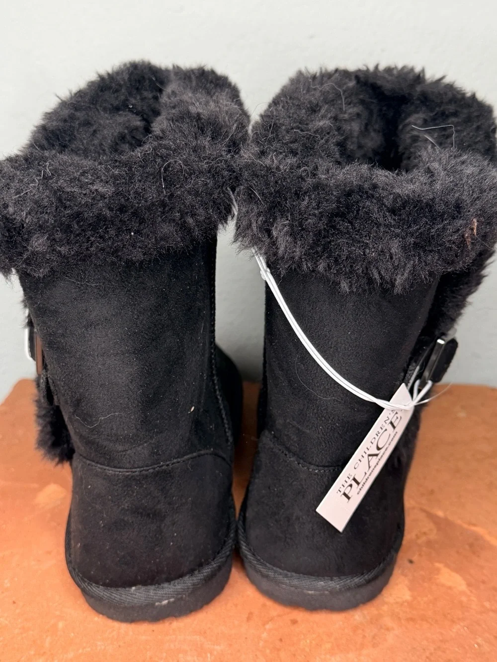 The Children's Place Black Boots nwt